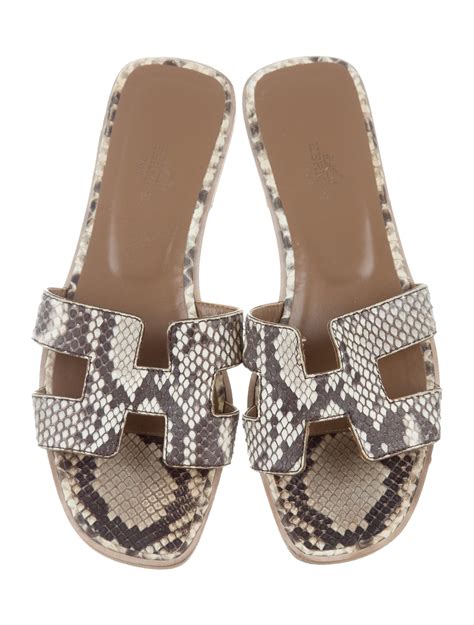 sandalen hermes|hermes snakeskin sandals.